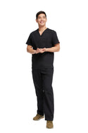 Men's 5 Pocket V-Neck Scrub Top