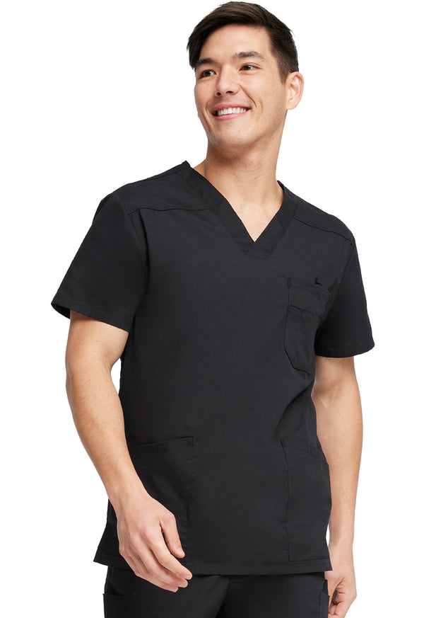 Men's 5 Pocket V-Neck Scrub Top