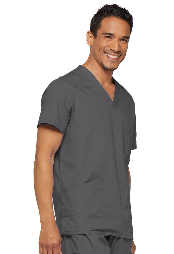 Men's 5 Pocket V-Neck Scrub Top