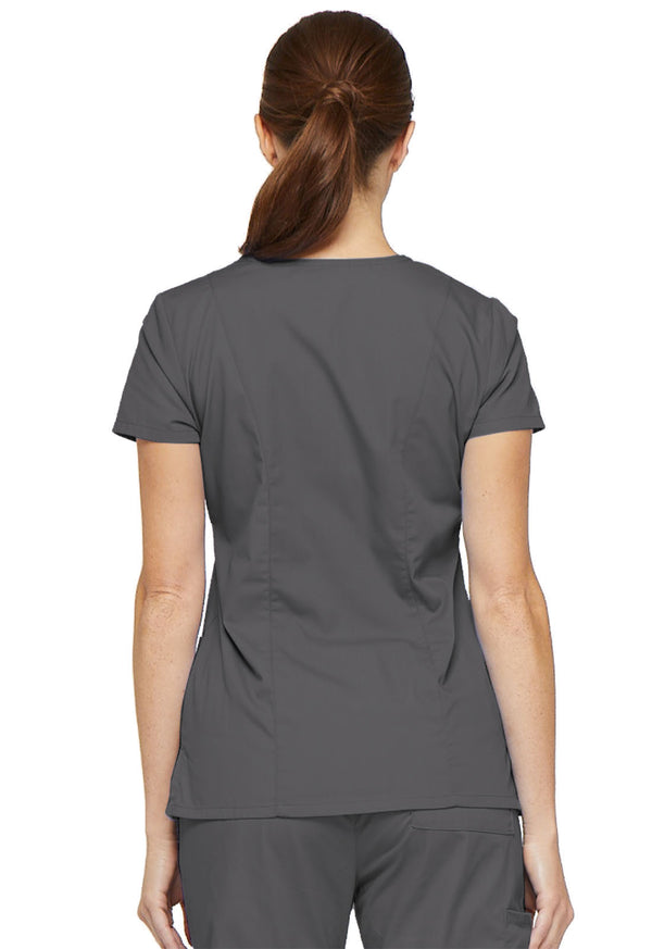 Ladies 4 Pocket V-Neck Scrub Top 2XL-3XL