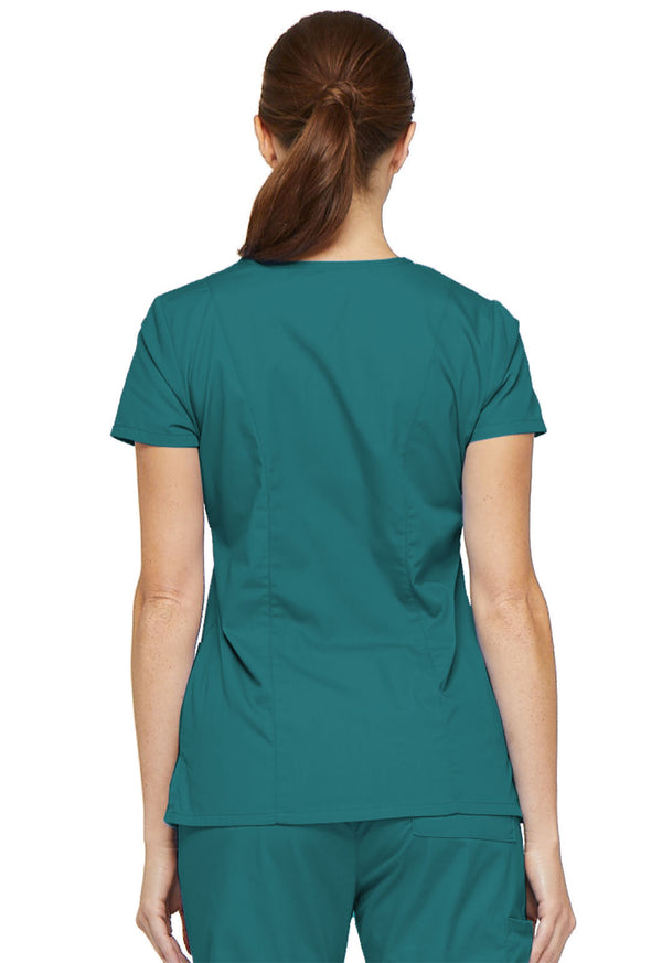 Ladies 4 Pocket V-Neck Scrub Top 2XL-3XL