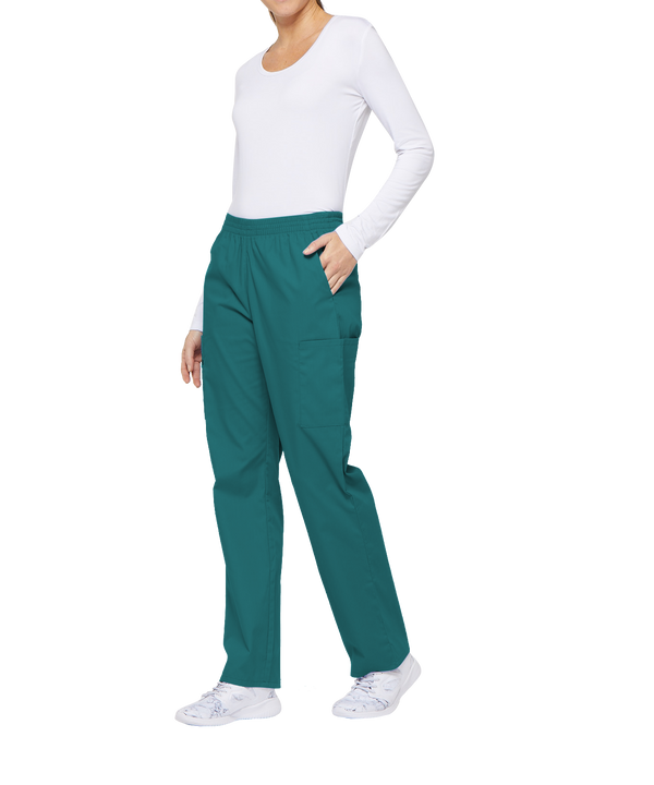 Ladies 6 Pocket Cargo Scrub Pant