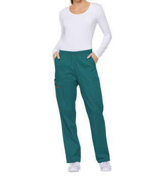 Buy tlwz-teal Ladies 6 Pocket Cargo Scrub Pant 2XL-5XL