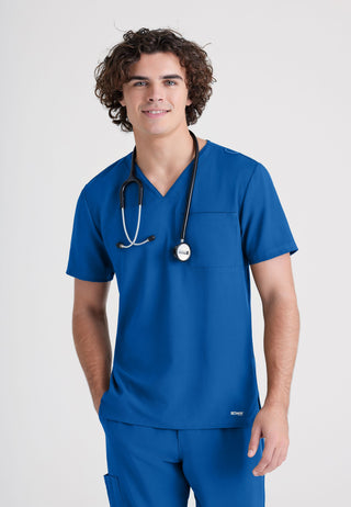 Buy 08-new-royal Men's Journey Scrub Top 2XL - 5XL