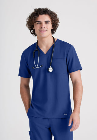 Buy 23-indigo Men's Journey Scrub Top 2XL - 5XL