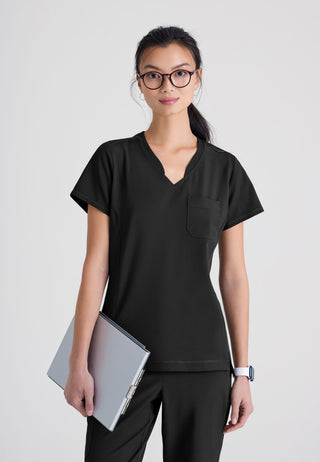 Buy 01-black Ladies Sway Scrub Top