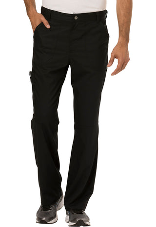 Buy blk-black Men's 7 Pocket Fly Front Scrub Pant
