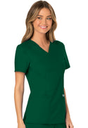 Women's 3 Pocket Mock Wrap Scrub Top