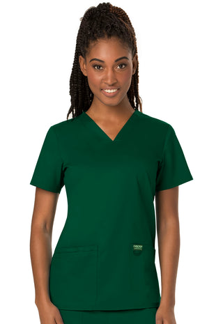 Buy hun-hunter-green Women's 3 Pocket V-Neck Scrub Top