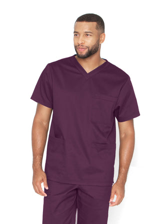 Buy 65-wine Men's Omni Scrub Top | TSS Outlet