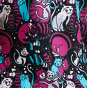 Ladies Cuddle Kitties Print Scrub Top