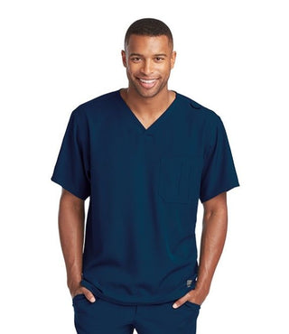 Buy 41-navy Men's Structure Scrub Top 2XL-5XL