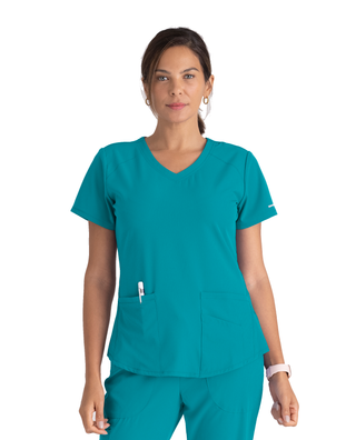 Buy 39-teal Ladies Breeze Scrub Top 2XL-5XL