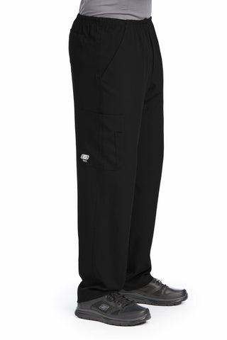Skechers by BARCO Scrub Pant XS / Black / 54% Polyester / 40% Recycled Polyester / 6% Spandex SKECHERS by Barco | Men's Structure Scrub Pant SK0215.ND