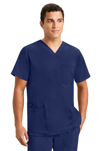 Buy navy Men's Jake Scrub Top 2X-3X