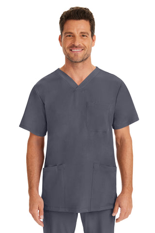 Buy pewter Men's Mathew Scrub Top  | TSS Outlet