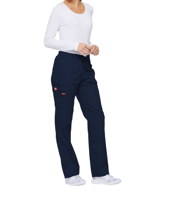 Ladies 6 Pocket Cargo Scrub Pant