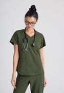 Ladies Rhythm Scrub Top