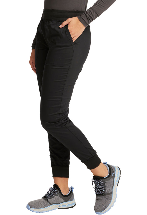 Women's 5 Pocket Mid Rise Jogger Scrub Pant