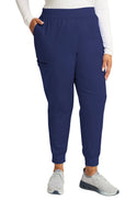 Women's 5 Pocket Mid Rise Jogger Scrub Pant