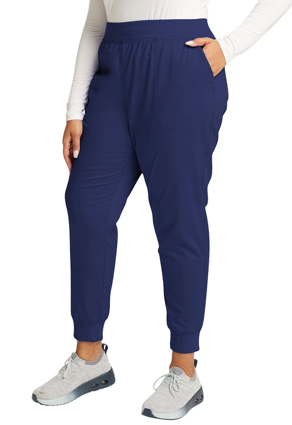 Women's 5 Pocket Mid Rise Jogger Scrub Pant