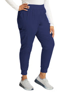 Women's 5 Pocket Mid Rise Jogger Scrub Pant