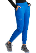 Women's 5 Pocket Mid Rise Jogger Scrub Pant