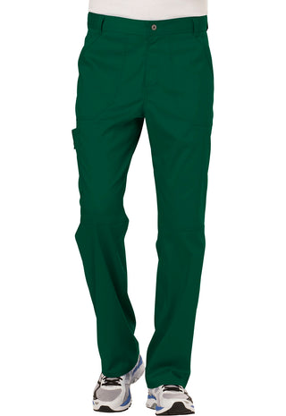 Buy hun-hunter-green Men's 7 Pocket Fly Front Scrub Pant