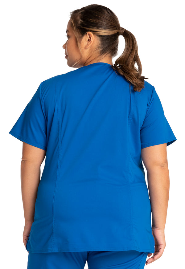 Women's 3 Pocket V-Neck Scrub Top 2XL - 5XL