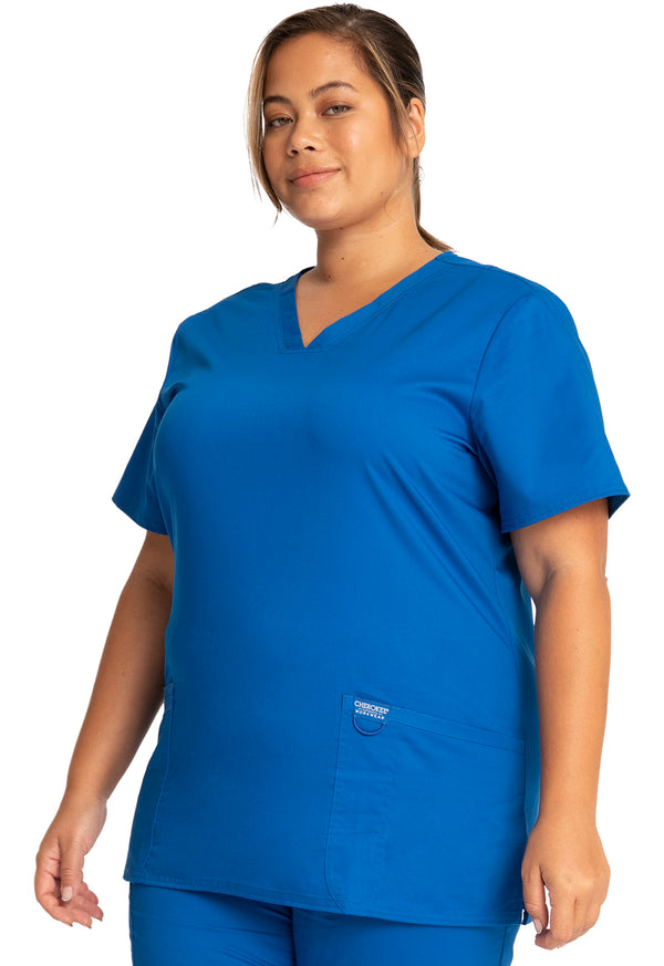 Women's 3 Pocket V-Neck Scrub Top 2XL - 5XL