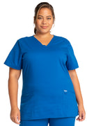 Women's 3 Pocket V-Neck Scrub Top 2XL - 5XL