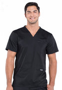 Men's 3 Pocket V-Neck Scrub Top 2XL - 5XL