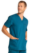 Men's 3 Pocket V-Neck Scrub Top 2XL - 5XL