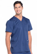 Men's 3 Pocket V-Neck Scrub Top 2XL - 5XL