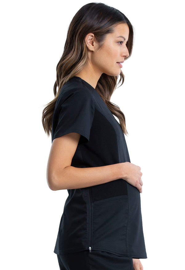 Women's 2 Pocket Maternity Scrub Top