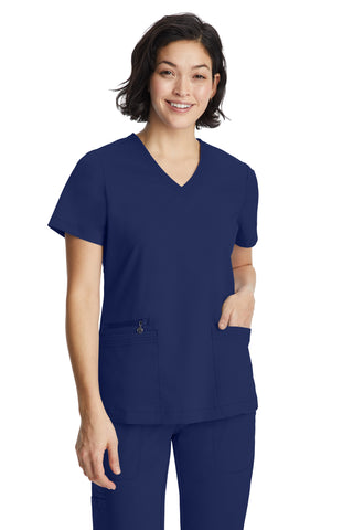 Buy navy Ladies Jolene Scrub Top 2X-3X | TSS Outlet