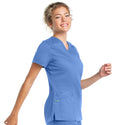 Ladies 3 Pocket V-Neck Scrub Top 2XL-3XL  | TSS Outlet