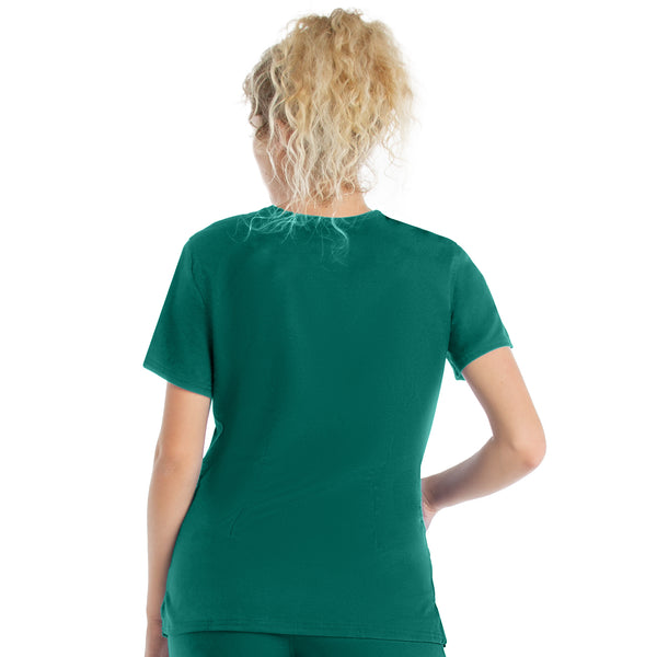 Ladies 3 Pocket V-Neck Scrub Top 2XL-3XL  | TSS Outlet