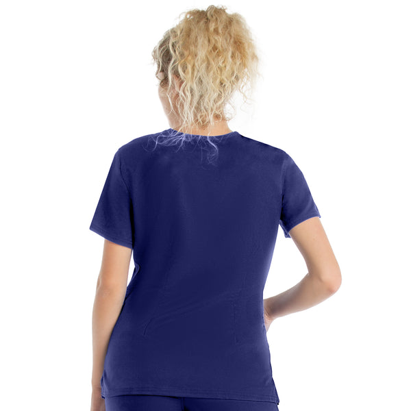 Ladies 3 Pocket V-Neck Scrub Top 2XL-3XL  | TSS Outlet