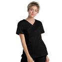 Ladies 3 Pocket Mock Wrap Scrub Top  | TSS Outlet