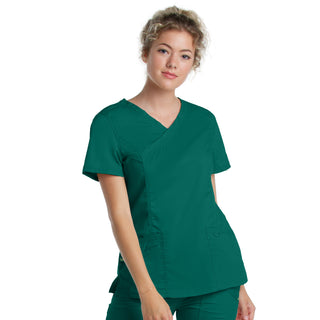 Buy ghpr-hunter Ladies 3 Pocket Mock Wrap Scrub Top  | TSS Outlet