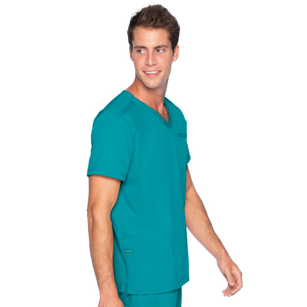 Men's 4 Pocket V-Neck Scrub Top 2XL-3XL  | TSS Outlet