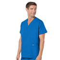 Men's 5 Pocket V-Neck Scrub Top 2XL-3XL  | TSS Outlet
