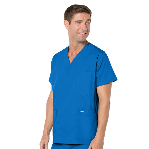 Men's 5 Pocket V-Neck Scrub Top  | TSS Outlet