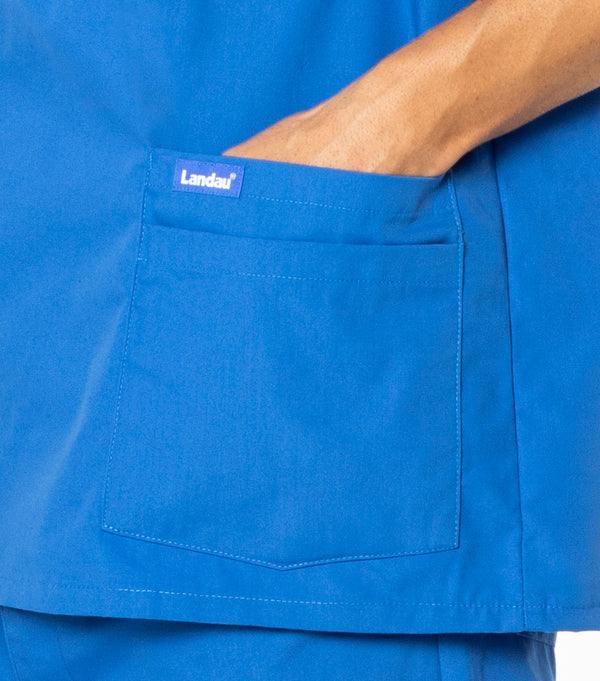 Men's 5 Pocket V-Neck Scrub Top  | TSS Outlet