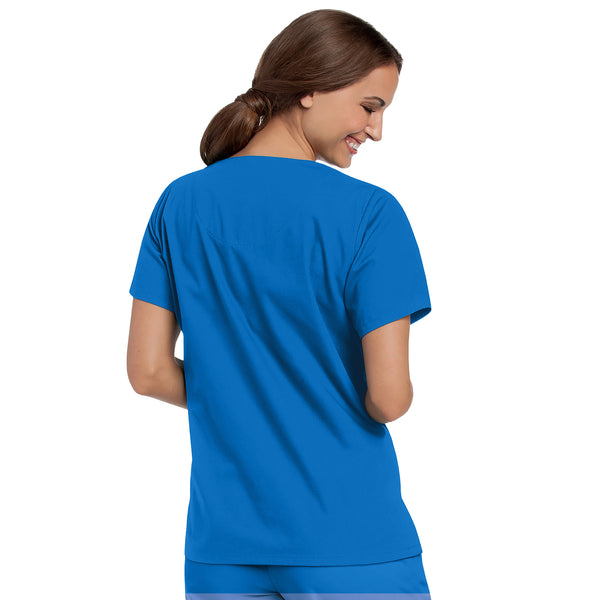 Ladies 4 Pocket V-Neck Scrub Top 2XL-3XL  | TSS Outlet