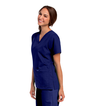 Ladies 4 Pocket V-Neck Scrub Top 2XL-3XL  | TSS Outlet