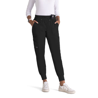 Buy 01-black Ladies Carly Jogger Scrub Pant