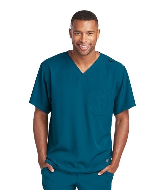 Men's Structure Scrub Top 2XL-5XL