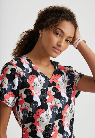 Skechers by Barco Print Scrub Tops